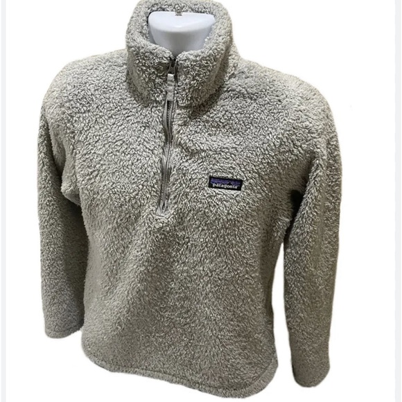 Patagonia Women’s Los Gatos Gray quarter zip fleece small jacket coat sweater - Picture 1 of 6